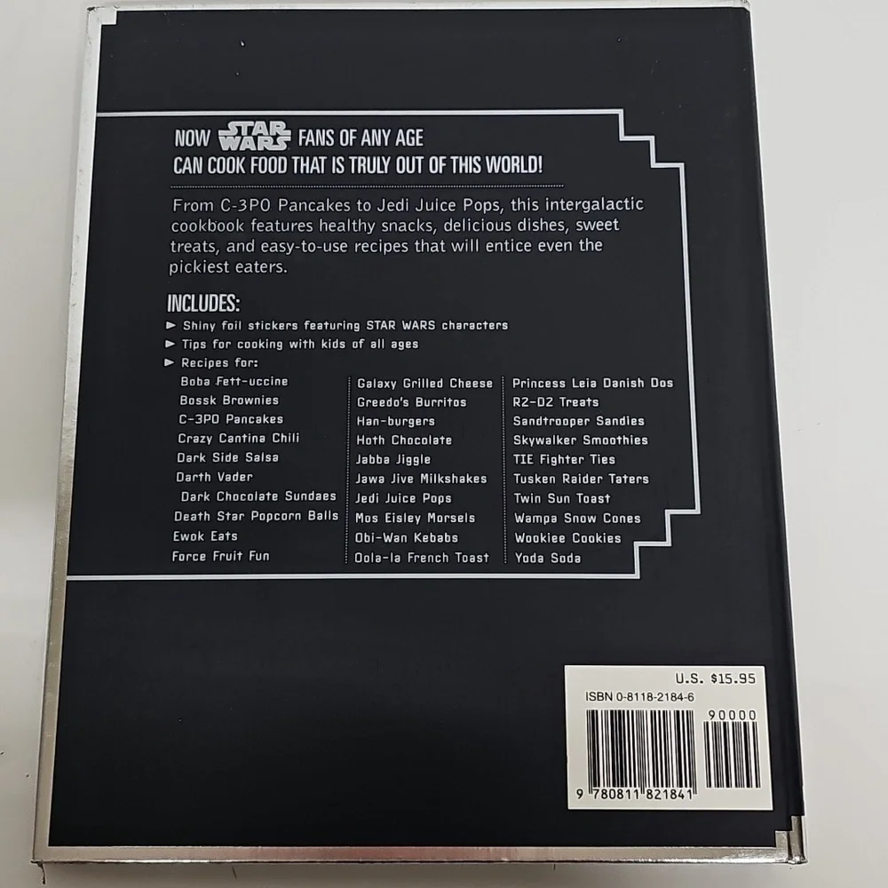 The Star Wars Cook Book by Robin Davis Wookie Cookies and Galactic Recipes 1998